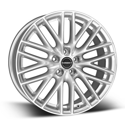 Колесный диск Borbet BS5 7.5x17 5x114.3 ET40 D72.5 brilliant-silver