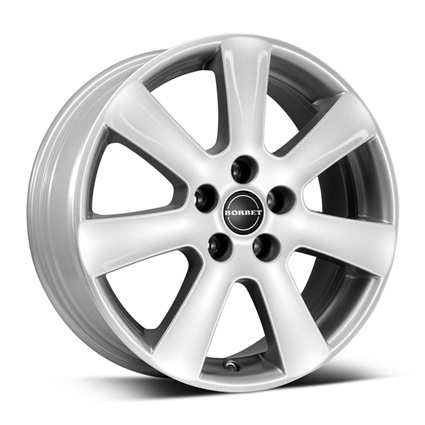 Колесный диск Borbet CA 7x16 4x108 ET25 D65.1 crystal-silver