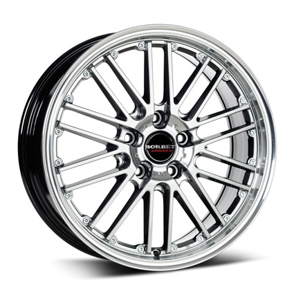 Колесный диск Borbet CW2 8.5x18 5x114.3 ET40 D72.5 hyper silver rim polished