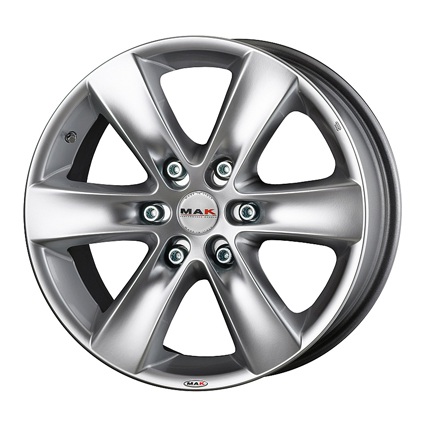 Колесный диск MAK Sierra 7x15 6x139.7 ET0 D112 hyper silver